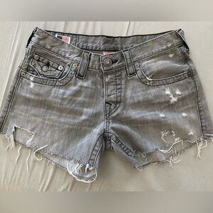 True Religion jean shorts